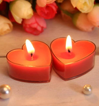 Heart Shaped Fragrance Tea Light Candles (Pack of 12 6 Thumbnail